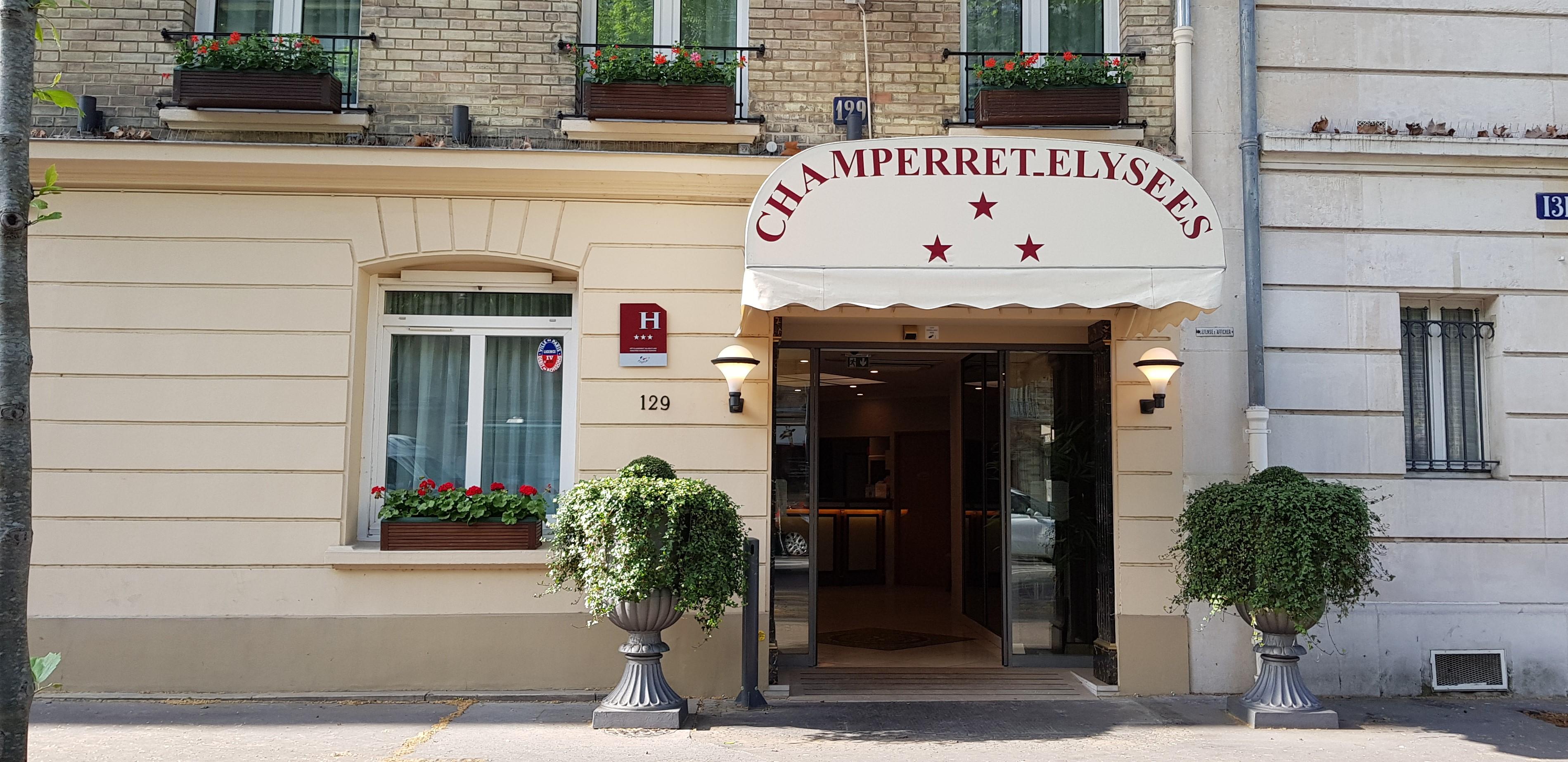 Hotel Champerret Elysees Paris Exteriör bild