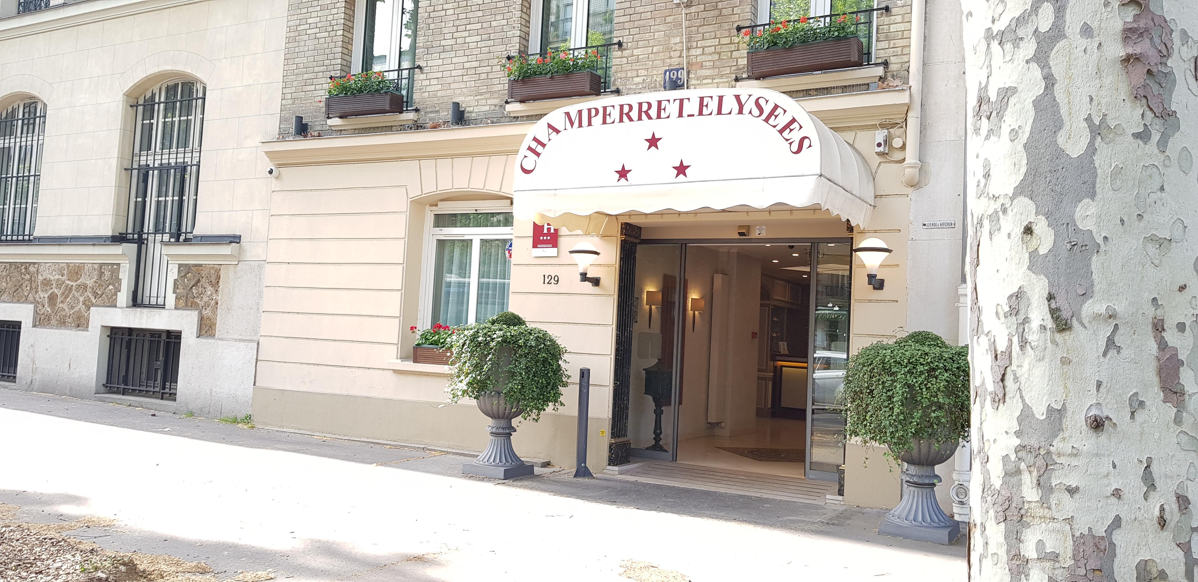Hotel Champerret Elysees Paris Exteriör bild