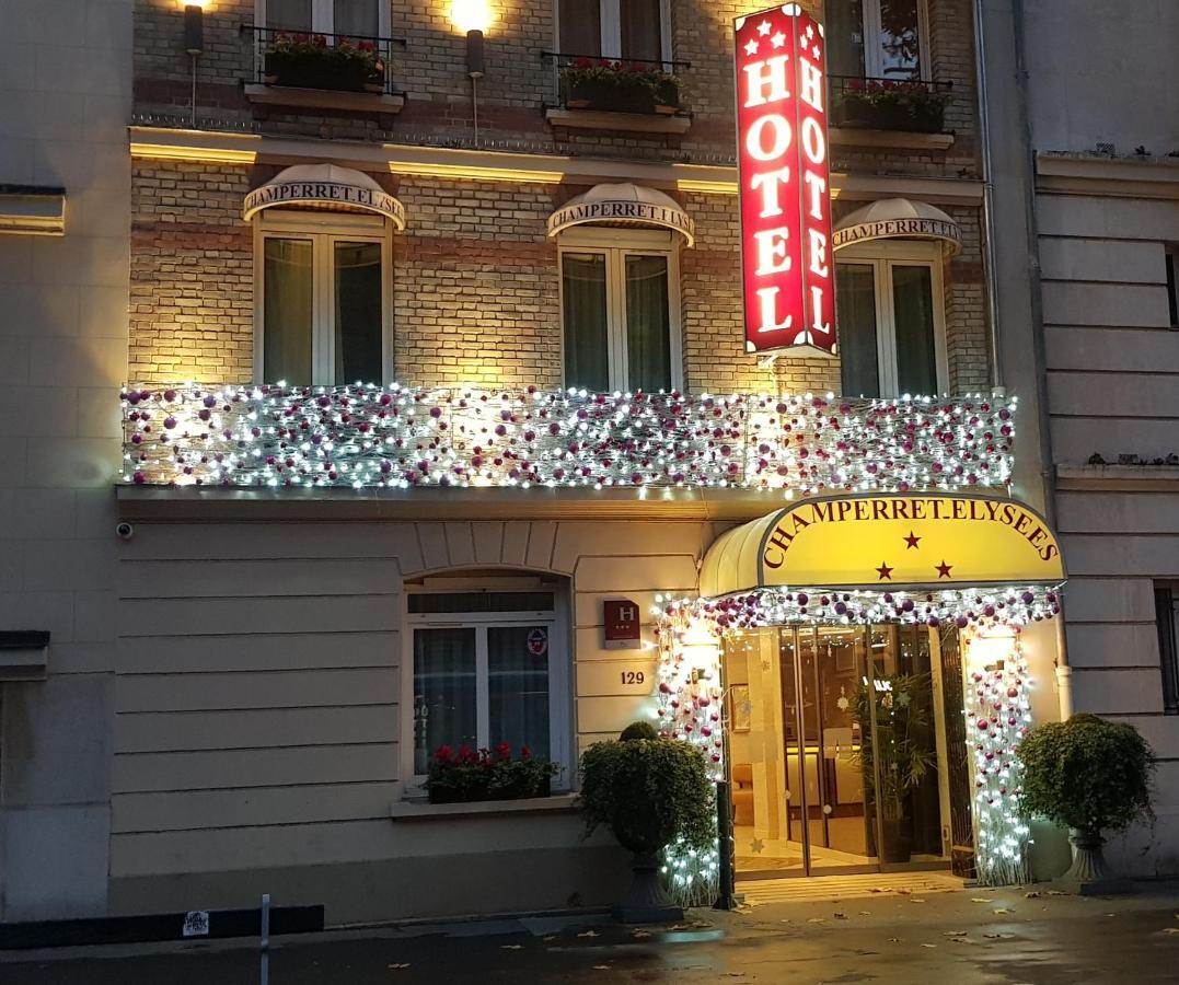 Hotel Champerret Elysees Paris Exteriör bild